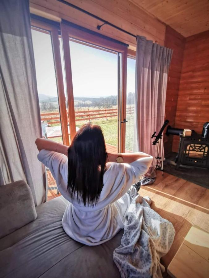 Drewniane Domki Z Prywatnym Jacuzzi I Widokiem Na Gory - Klimatyczny Kompleks W Gorach Izerskich #Widogruszka Grudza Ngoại thất bức ảnh