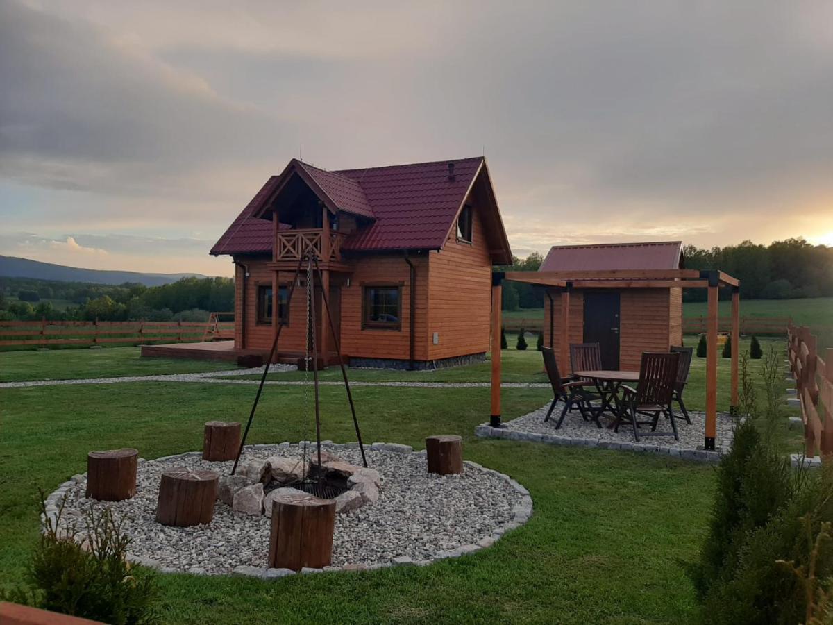 Drewniane Domki Z Prywatnym Jacuzzi I Widokiem Na Gory - Klimatyczny Kompleks W Gorach Izerskich #Widogruszka Grudza Ngoại thất bức ảnh