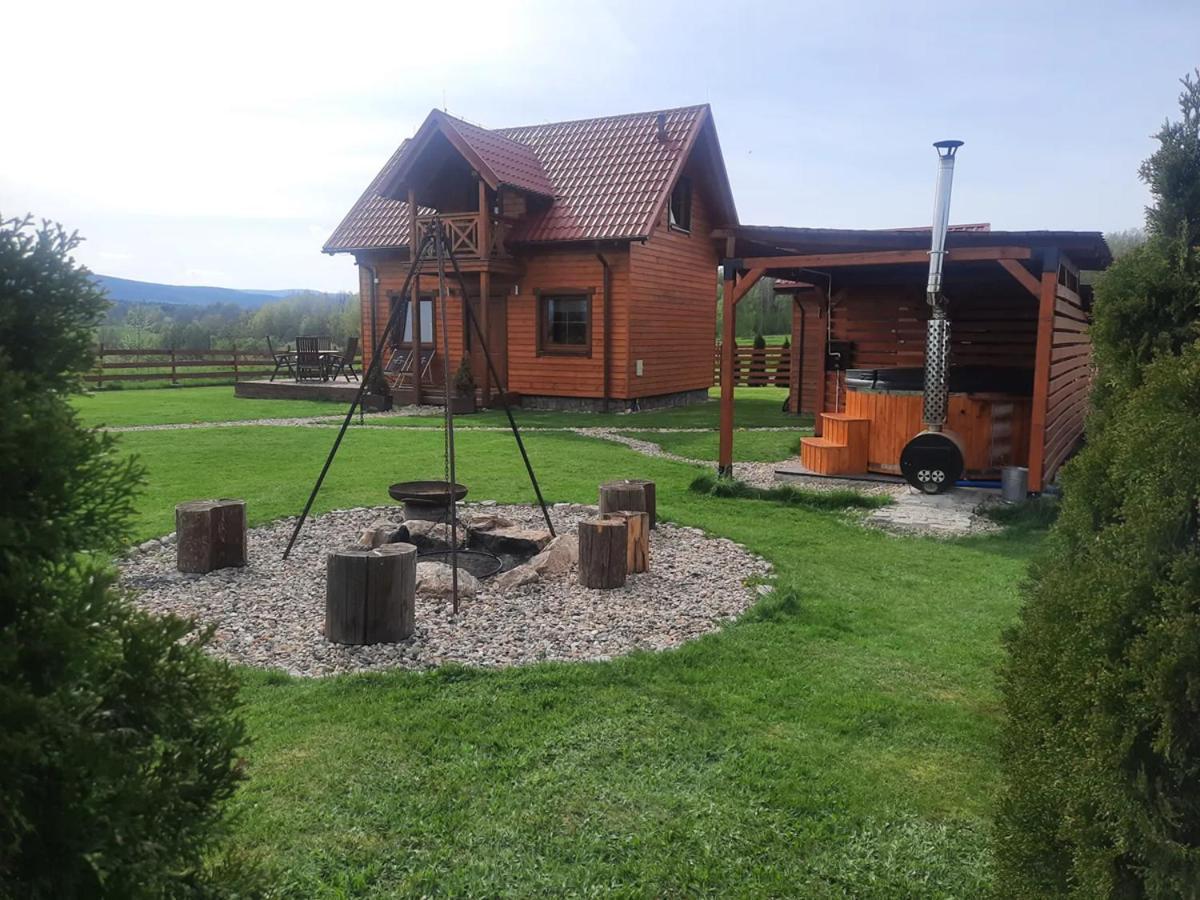Drewniane Domki Z Prywatnym Jacuzzi I Widokiem Na Gory - Klimatyczny Kompleks W Gorach Izerskich #Widogruszka Grudza Ngoại thất bức ảnh